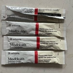 Arbonne cherry 🍒 lime 🍋 mind health focus drink sticks